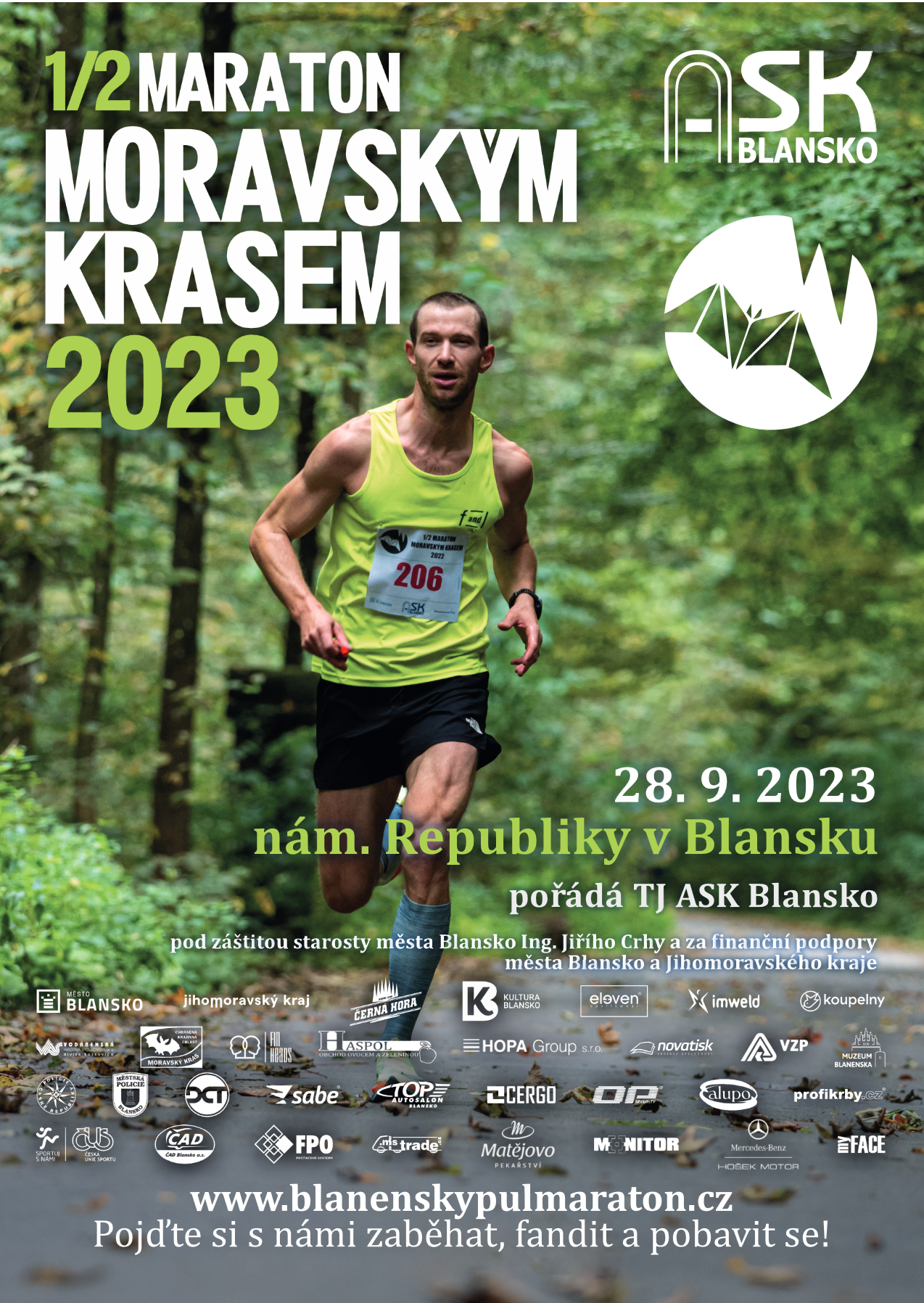 Maraton moravaským krasem